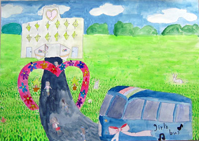 住まいに関する表彰作品のご紹介 平成28年度 小学生絵画コンクール 愛知ゆとりある住まい推進協議会